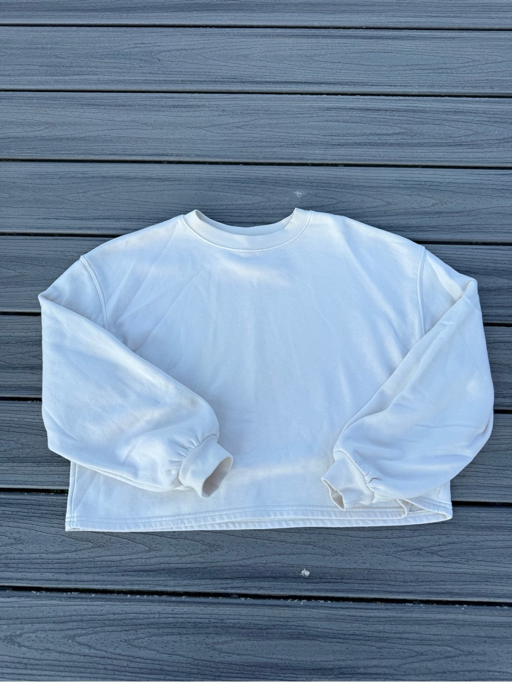 Women’s White Crewneck Sweatshirt - Target Brand